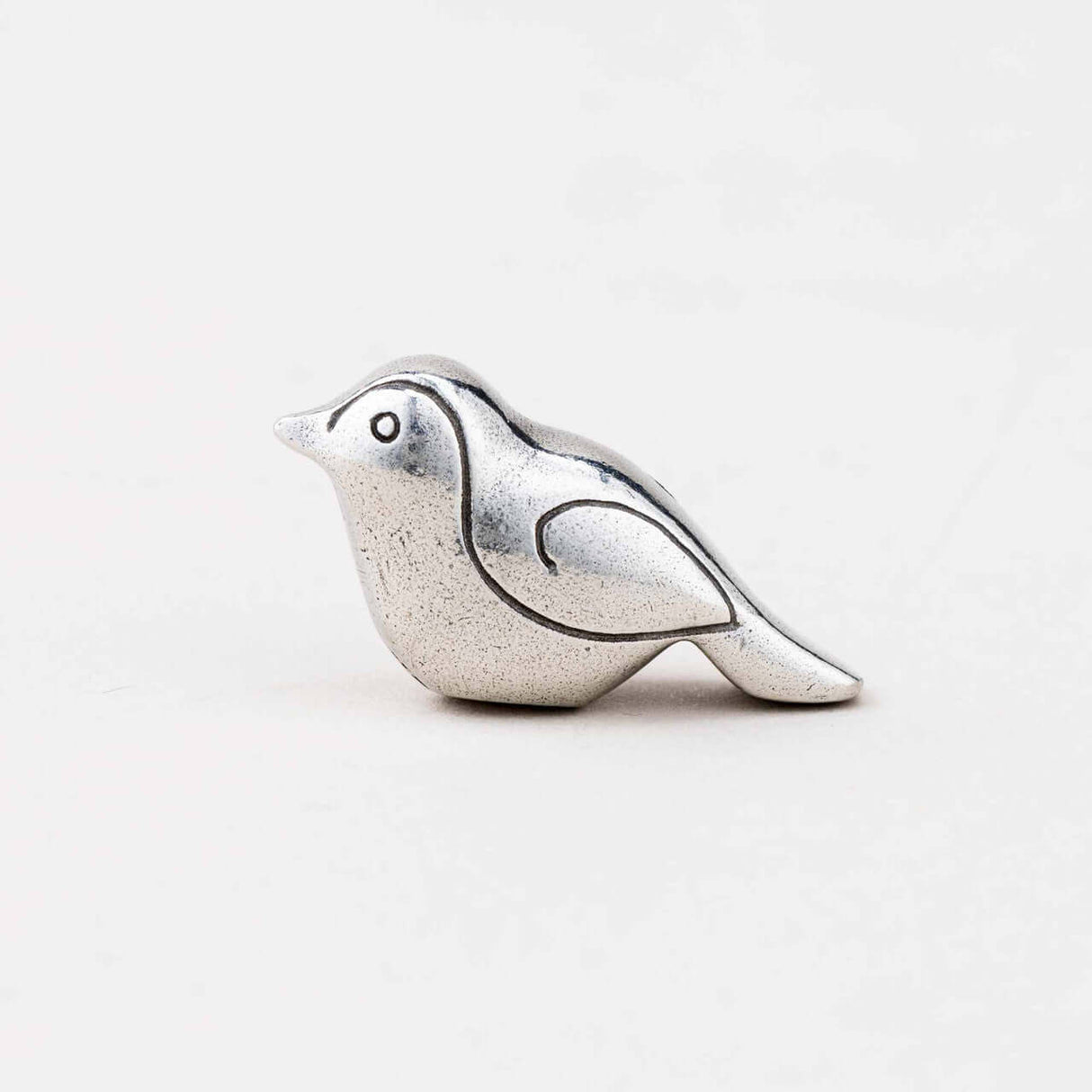 Mini Bird Netsuke from Danforth Pewter at Pinch in Northampton, MA