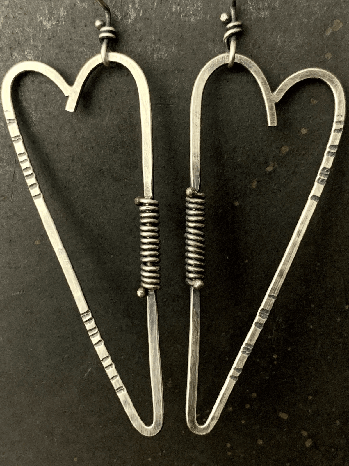 Large Heart Earrings at PINCH