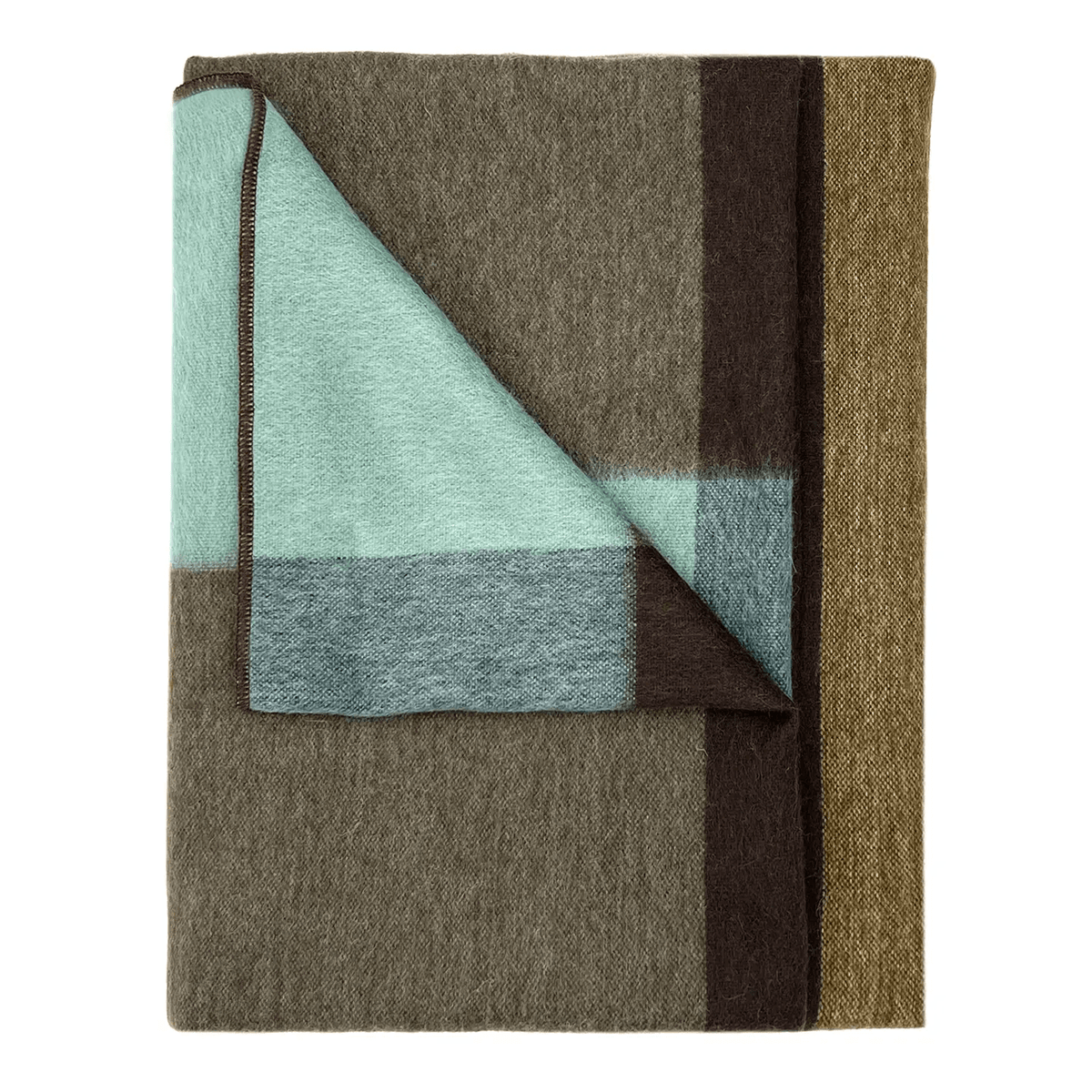 Alpaca Throw in Mosswood at PINCH