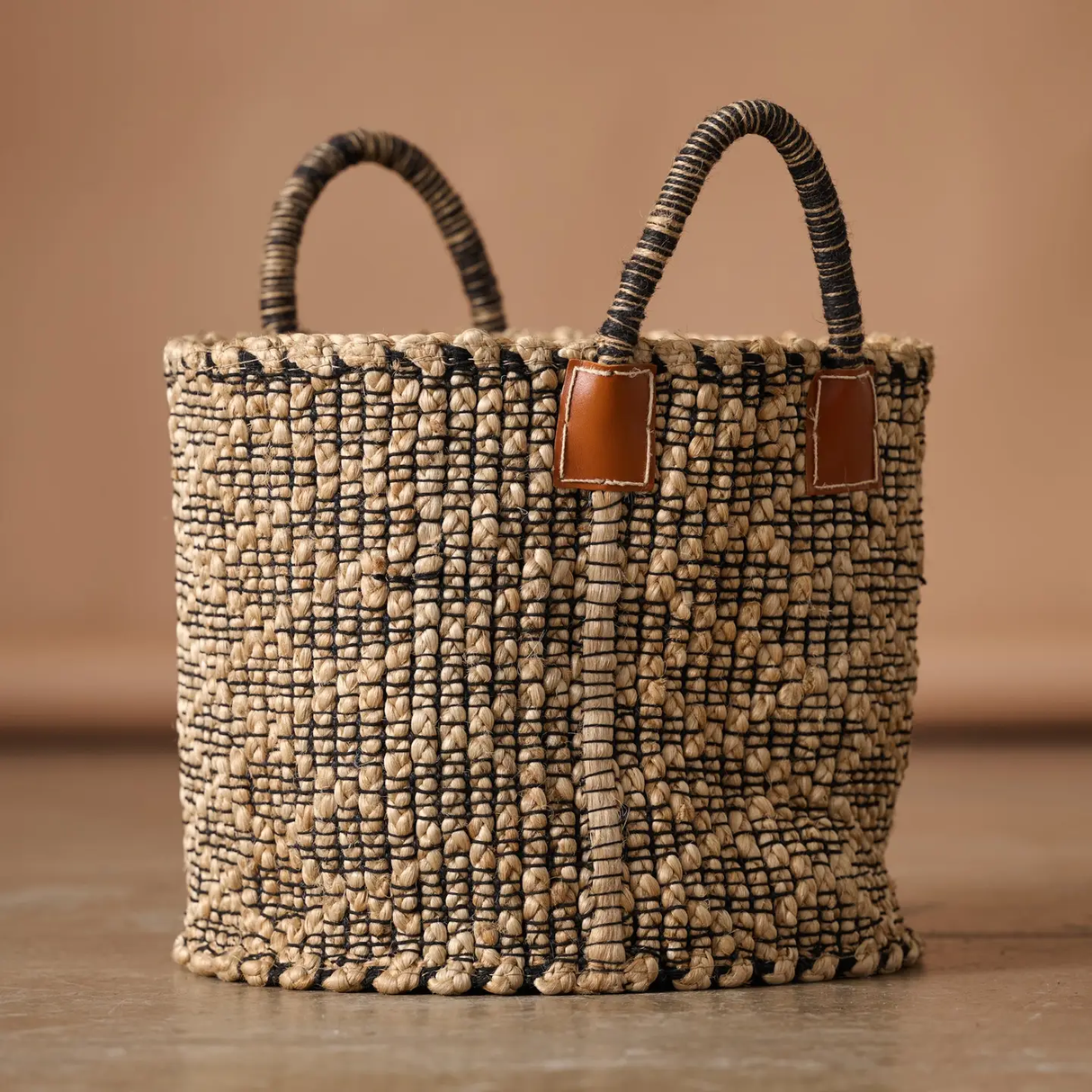 Bahana Handled Jute Basket 14"