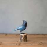 Stellar Jay Wooden Bird Figure from Aviologie at Pinch in Northampton, MA