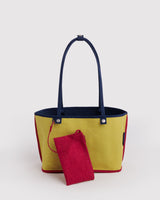 Medium Reversible Tote in Navy Mix