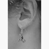 T-Rex Earrings in 14k Gold Plate
