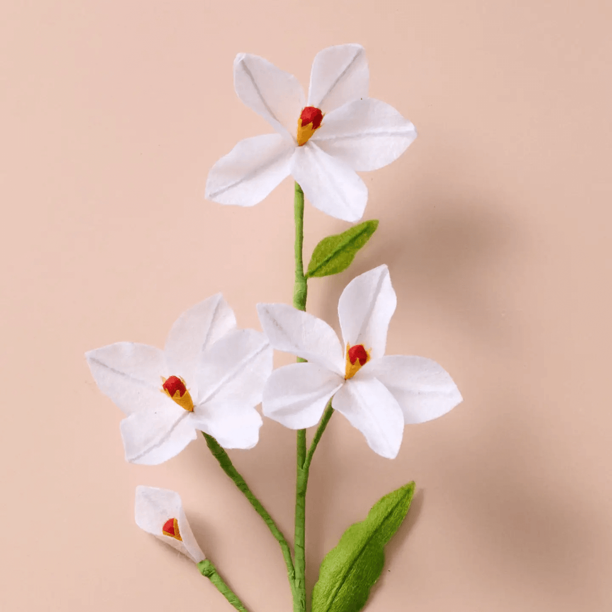 Silk Paper Paperwhite Flower at PINCH