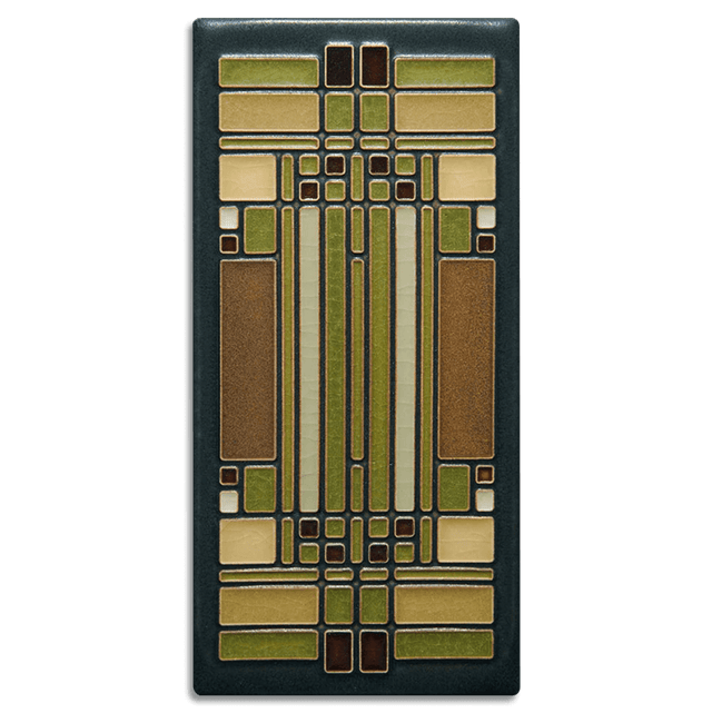 Tile 4x8 Skylight Brown from Motawi Tileworks at Pinch in Northampton, MA