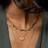 Tourmaline Phases of the Moon Choker from Satya at Pinch in Northampton, MA