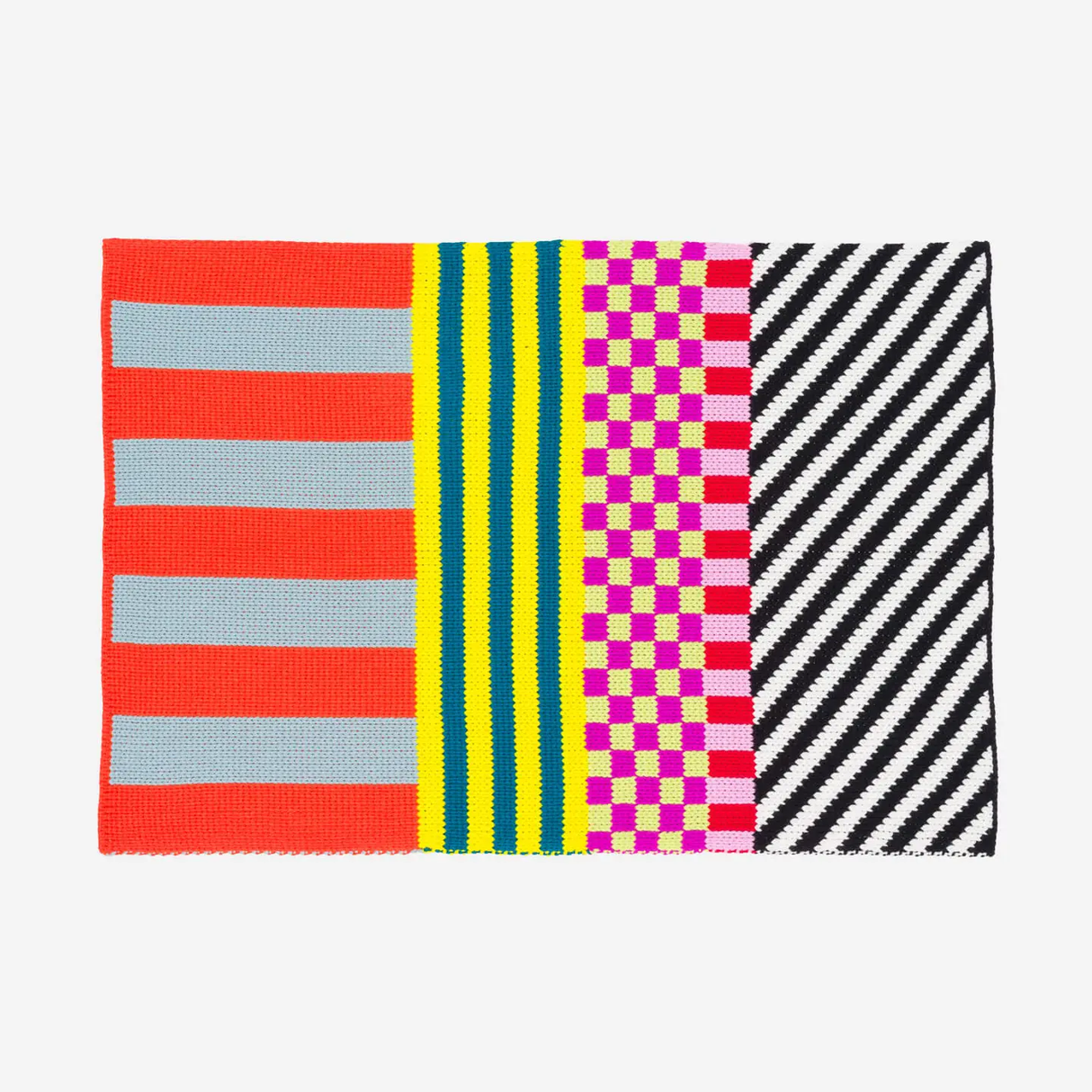 Pattern Patch Mini Rug in Rainbow