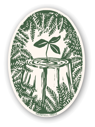 Nurse Tree Sticker from Heartell Press at Pinch in Northampton, MA