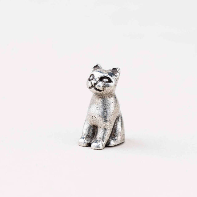 Mini Cat Netsuke from Danforth Pewter at Pinch in Northampton, MA