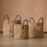 Bahana Handled Jute Basket 12"