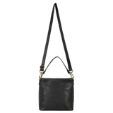 Tabor Milled Leather Crossbody Bag