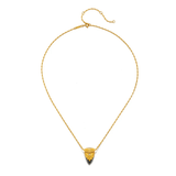 Guiding Spirit Labradorite Feather Locket Necklace from Satya at Pinch in Northampton, MA