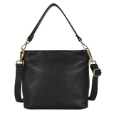 Tabor Milled Leather Crossbody Bag