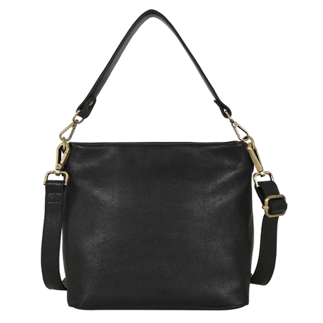 Tabor Milled Leather Crossbody Bag