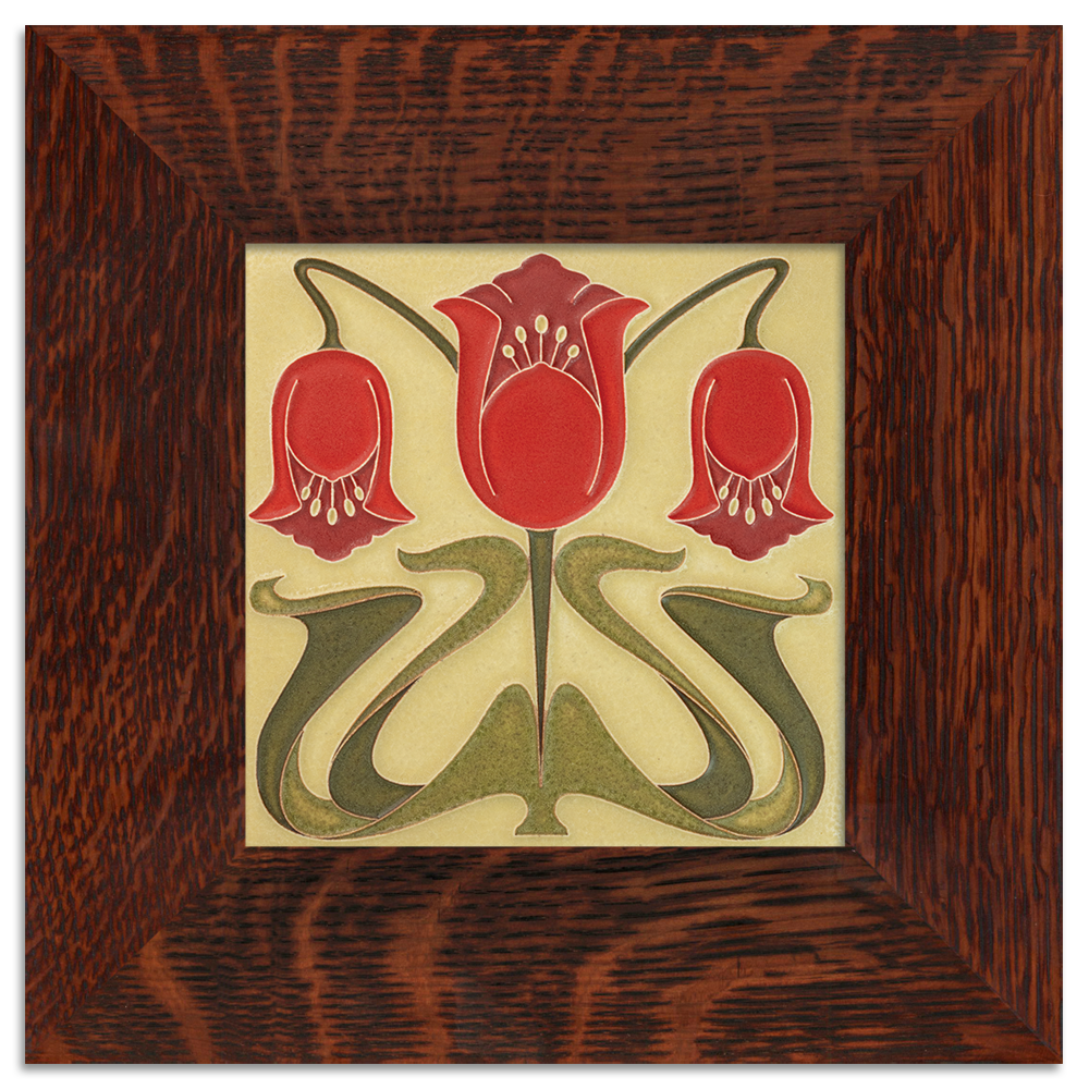 6x6 Coronet in Red Tile
