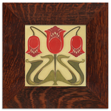 6x6 Coronet in Red Tile