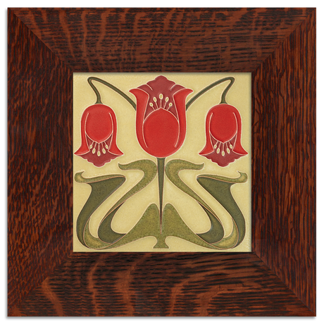 6x6 Coronet in Red Tile