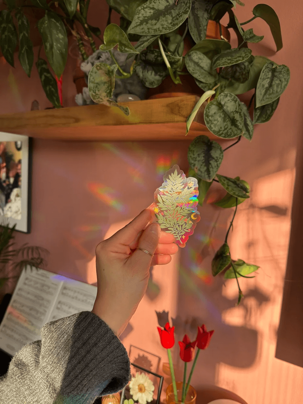 Fern Suncatcher from Polanshek of the Hills at Pinch in Northampton, MA