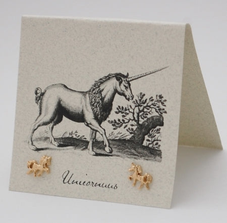 Unicorn Earrings in 14k Gold Fill