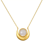 Cradled in Light Moonstone Necklace from Satya at Pinch in Northampton, MA