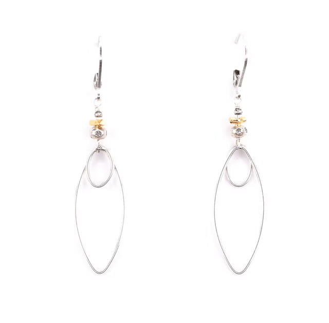 Sterling Silver Earrings with 18K Gold Vermeil from Chipita at Pinch in Northampton, MA