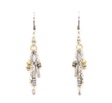 Sterling SIlver Earrings with 18K Gold Vermeil and Hematine from Chipita at Pinch in Northampton, MA