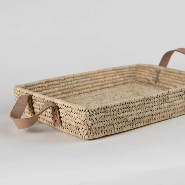 Rectangle Handled Basket from Ten Thousand Villages at Pinch in Northampton, MA