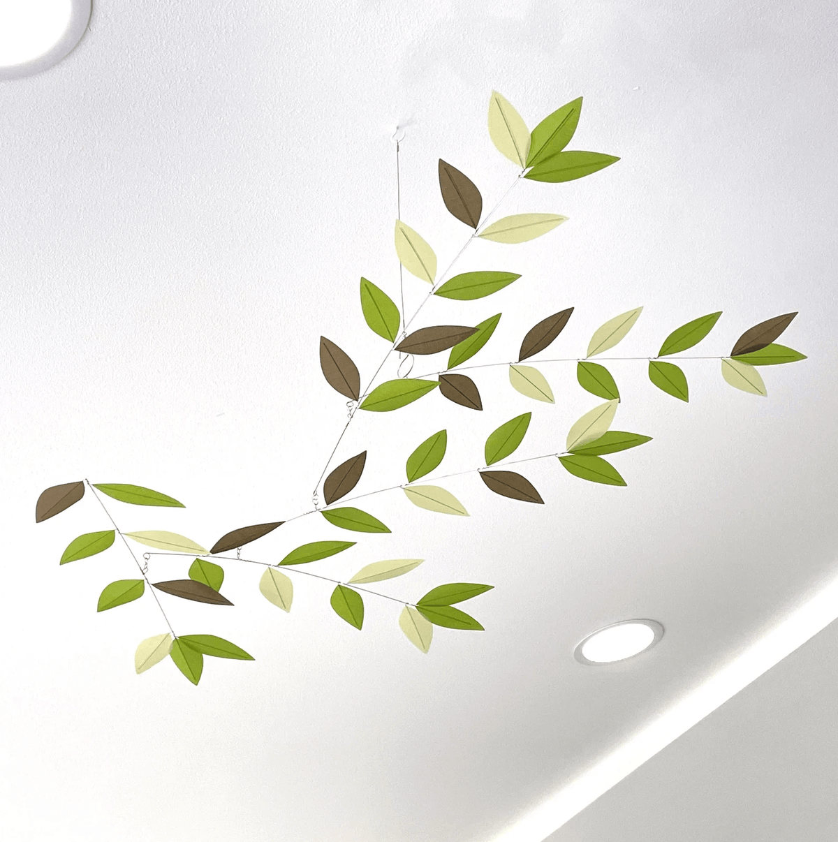 Moon Lily Mini Silk Mobile in Original Leaf at PINCH