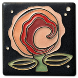 Cosmic Bloom 4x4 Tile in Pink