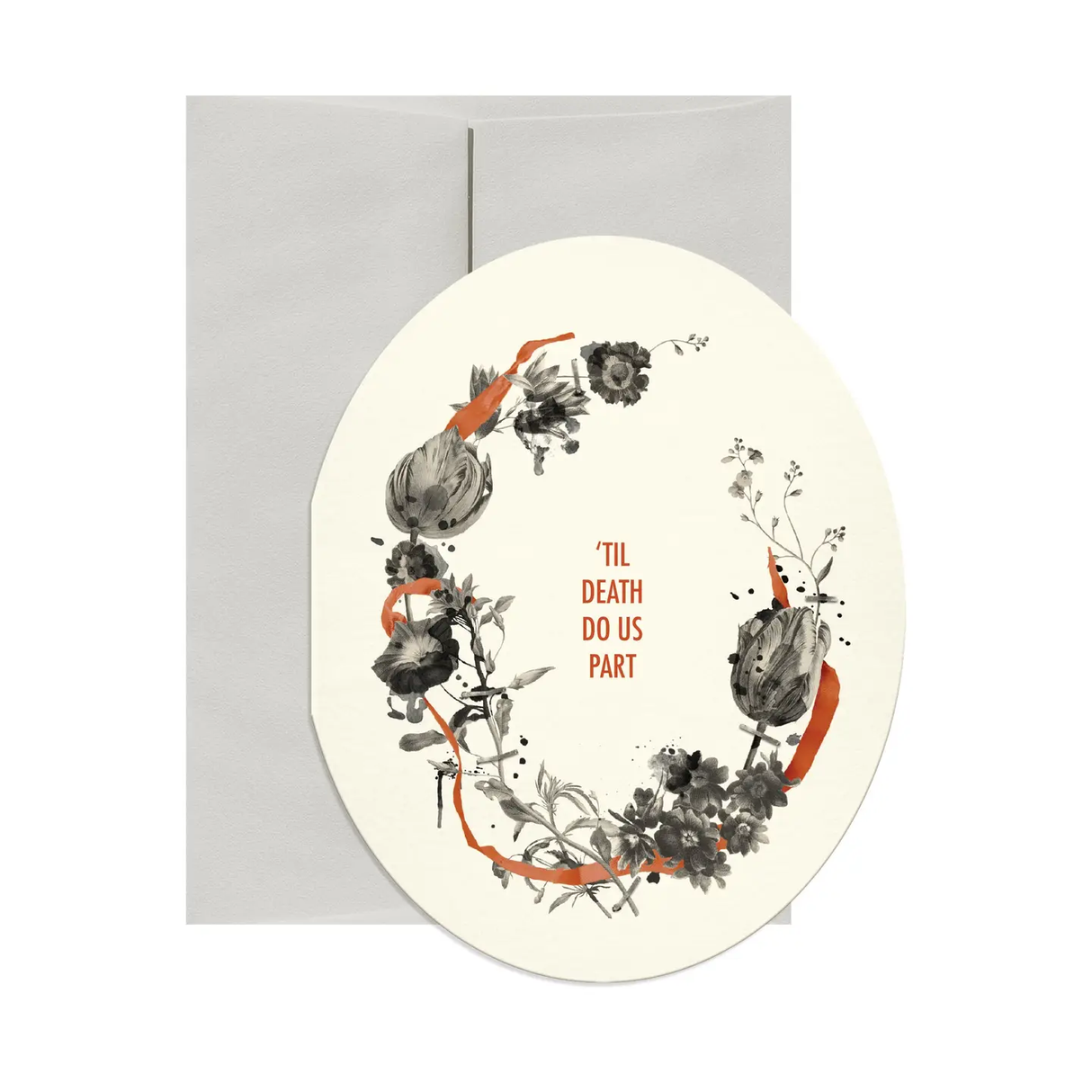 Til Death Oval Card