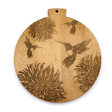 Round Cutting Board with Hummingbirds from J.K. Adams Co. at Pinch in Northampton, MA