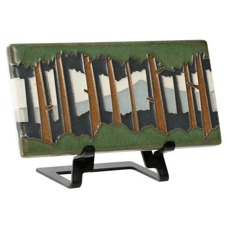 Pine Forest 4x8 Horizontal Tile from Motawi Tileworks at Pinch in Northampton, MA