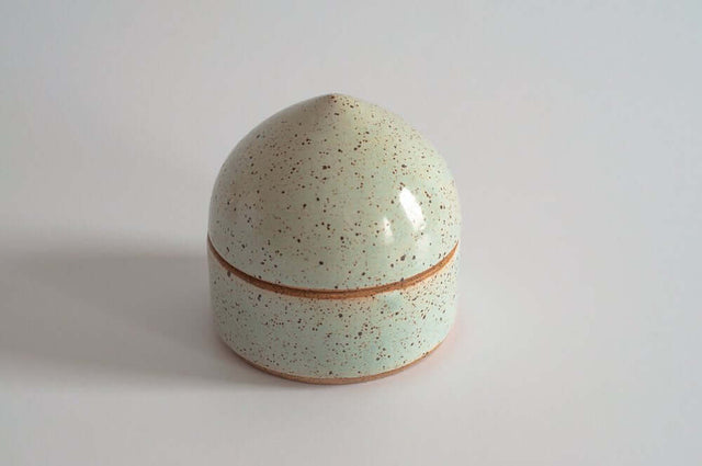 Ceramic Box in Light Blue from Rachael Pots at Pinch in Northampton, MA