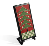 Tile 4x8 Dard Hunter Tree in Red from Motawi Tileworks at Pinch in Northampton, MA