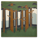 Pine Forest 8x8 Tile from Motawi Tileworks at Pinch in Northampton, MA