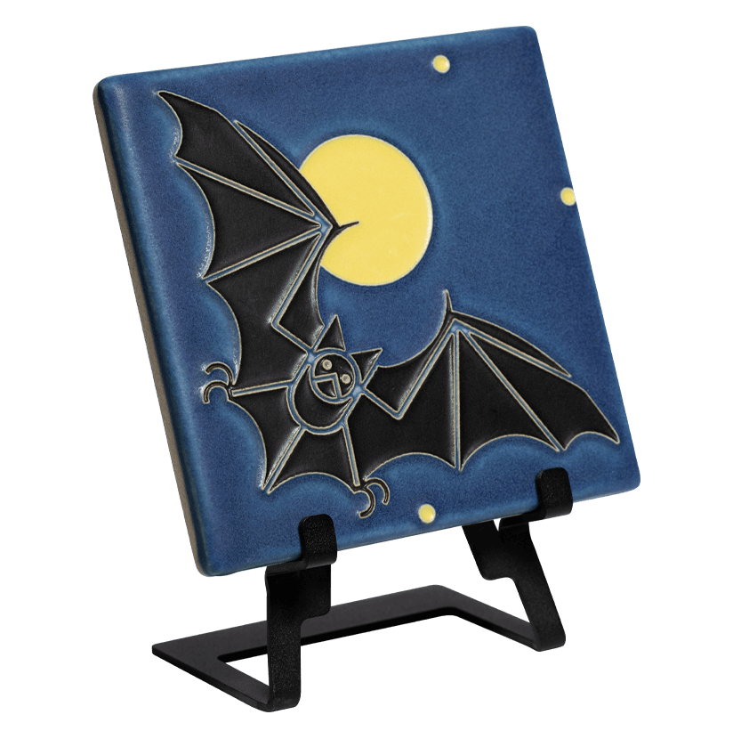 Bat and the Moon 6x6 Tile from Motawi Tileworks at Pinch in Northampton, MA