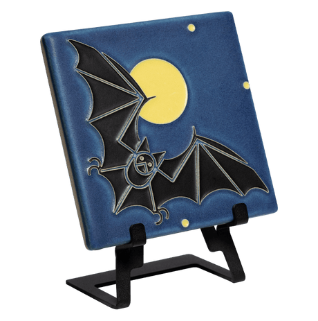 Bat and the Moon 6x6 Tile from Motawi Tileworks at Pinch in Northampton, MA