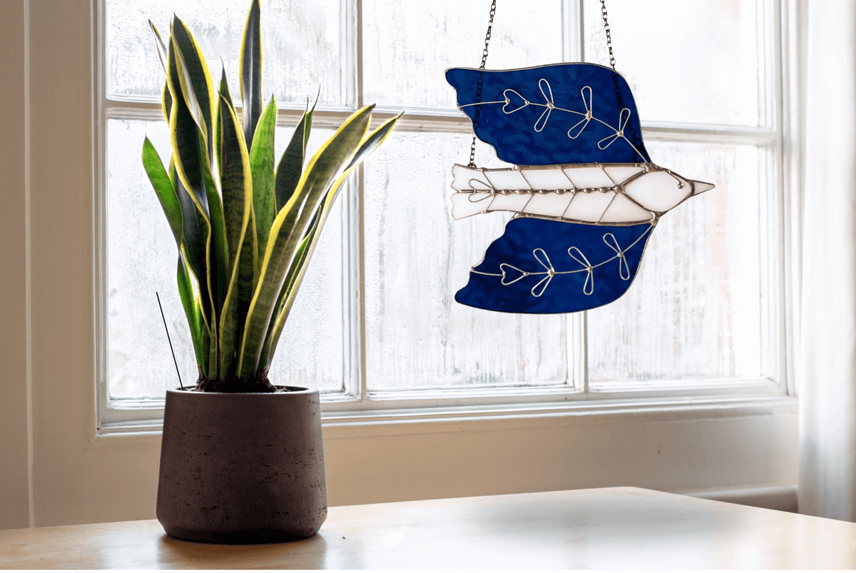 Stained Glass Folk Art Bird at PINCH