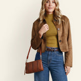 Bolso bandolera pequeño de piel Darcy 
