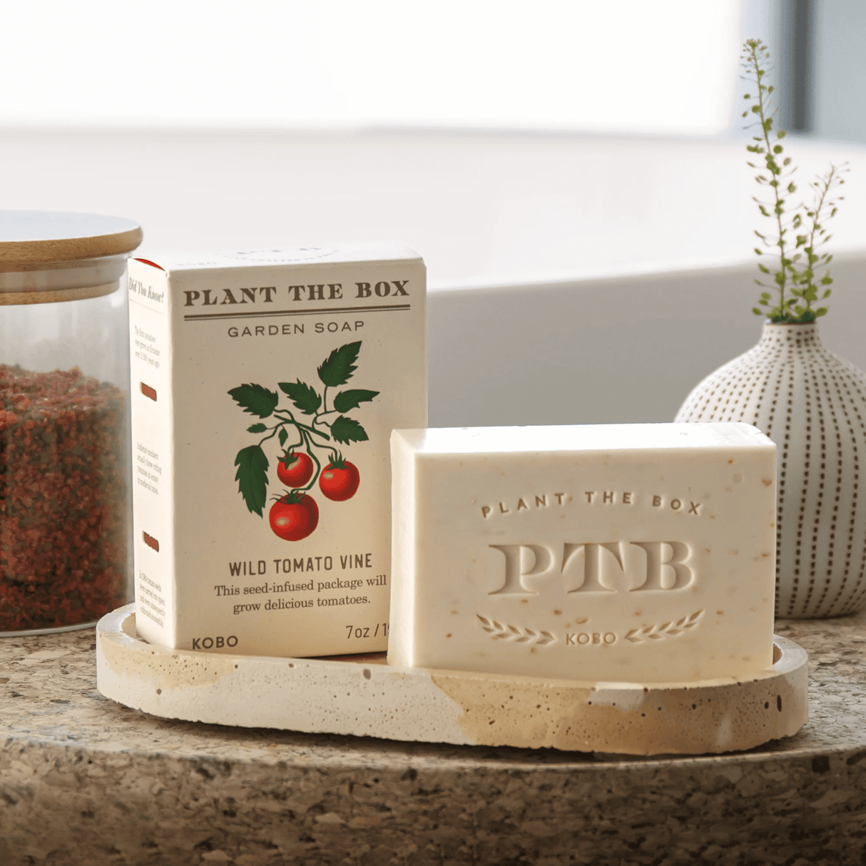 Wild Tomato Vine Plant the Box Soap from KOBO at Pinch in Northampton, MA