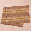 Khana Handloomed Cotton Placemat Set of 2 in Brown from Ten Thousand Villages at Pinch in Northampton, MA