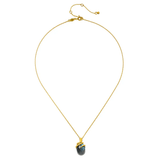 Inner Knowing Labradorite Snake Necklace from Satya at Pinch in Northampton, MA