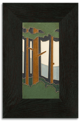 Pine Forest 4x8 Vertical Tile from Motawi Tileworks at Pinch in Northampton, MA