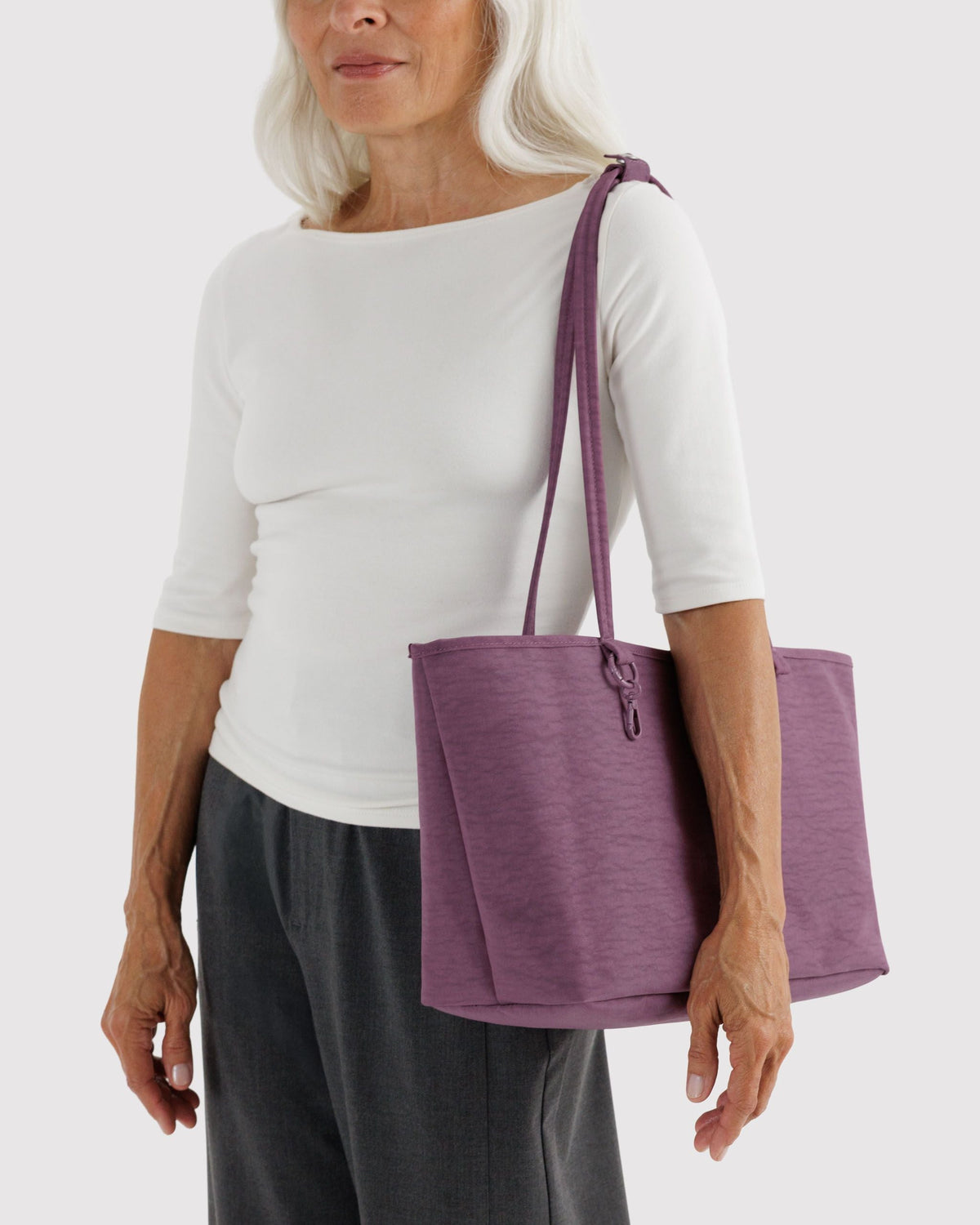 Medium Reversible Tote in Wild Plum Mix