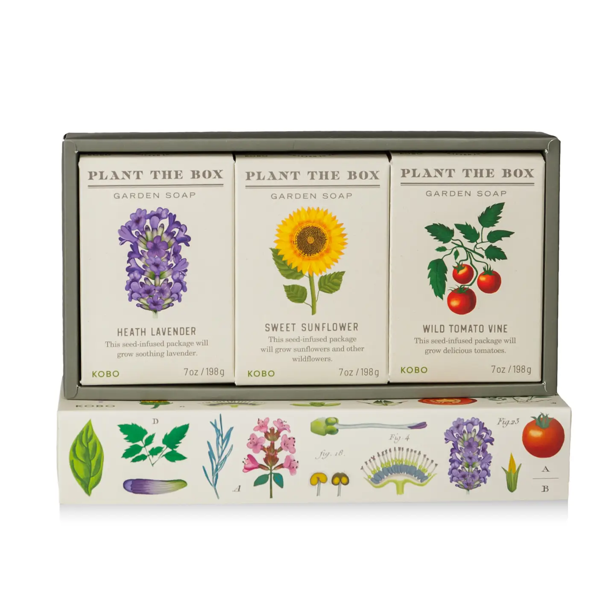 Bar Soap Plant the Box Gift Set