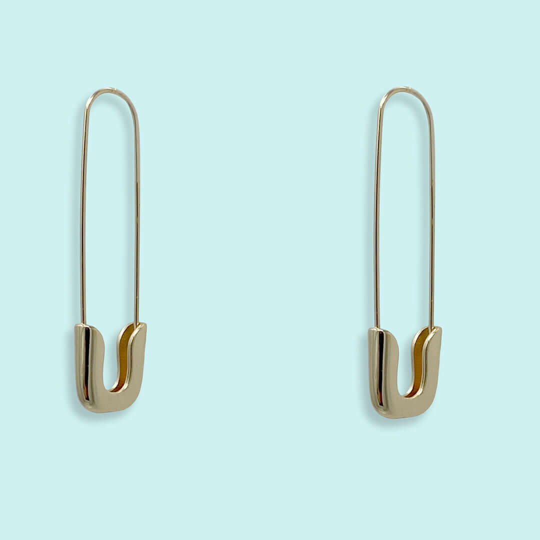 Safety Pin Earrings at PINCH