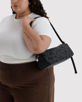 Nylon Loaf Bag in Charcoal Ditsy Floral