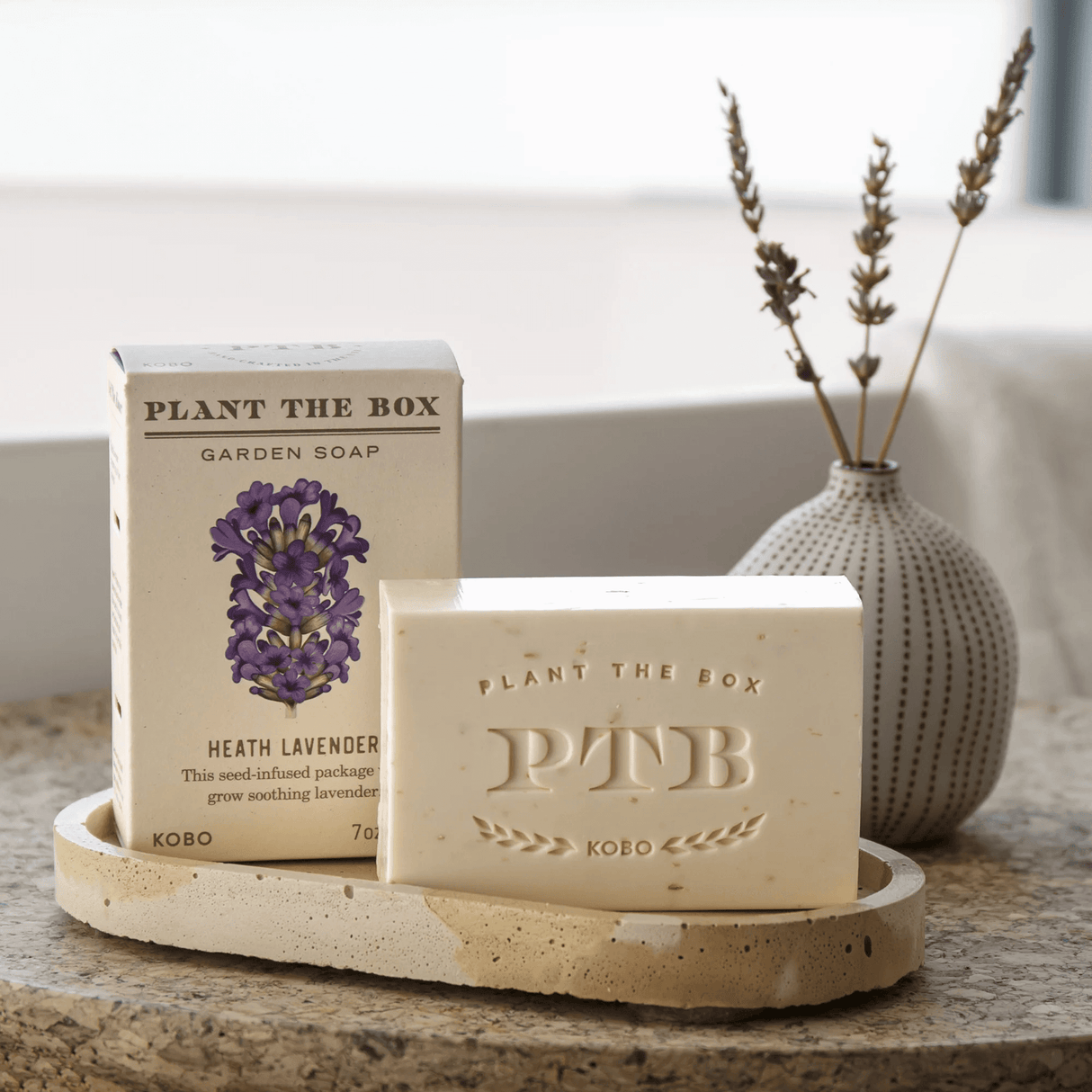 Heath Lavender Plant the Box Soap from KOBO at Pinch in Northampton, MA
