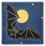 Bat and the Moon 6x6 Tile from Motawi Tileworks at Pinch in Northampton, MA