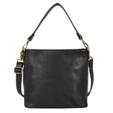 Tabor Milled Leather Crossbody Bag